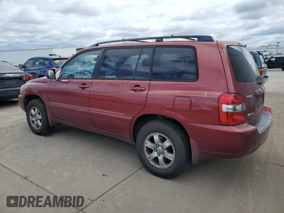 2005 Toyota Highlander z VIN JTEEP21A050118511, wystawiony jako Copart lot #48081645 z przebiegiem 204 087 mil mil oraz Czysty tytuł • Clean title. Historia ofert i sprzedaży dostępna na DreamBid. Obrazek 2.
