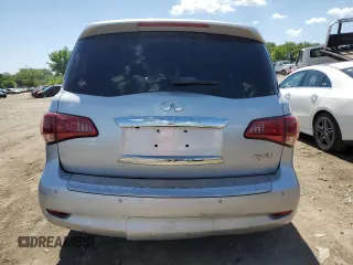 2017 Infiniti QX80 with VIN JN8AZ2NE6H9154556, listed as a Copart auction lot 57565554 with 94,101 mi miles and Clean Title. Bid and sale history available at carsss.com. Image 6.