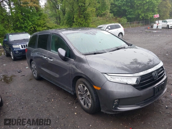 2022 Honda Odyssey EX-L z VIN 5FNRL6H77NB018068, wystawiony jako IAAI lot #42260972 z przebiegiem 37 990 mil mil oraz . Historia ofert i sprzedaży dostępna na DreamBid. Obrazek 12.