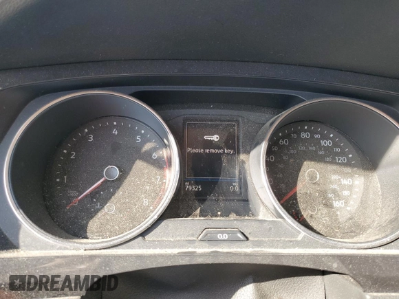 2020 Volkswagen Tiguan S with VIN 3VV0B7AX6LM112948, listed as a Copart auction lot 61799325 with 79,325 mi miles and Non repairable. Bid and sale history available at DreamBid. Image 9.