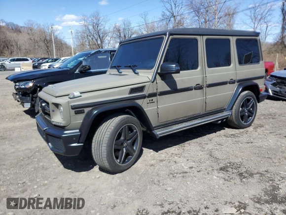 2017 Mercedes-Benz G 63 AMG with VIN WDCYC7DF5HX273627, listed as a Copart auction lot 52704505 with 57,631 mi miles and Salvage title. Bid and sale history available at DreamBid. Image 1.