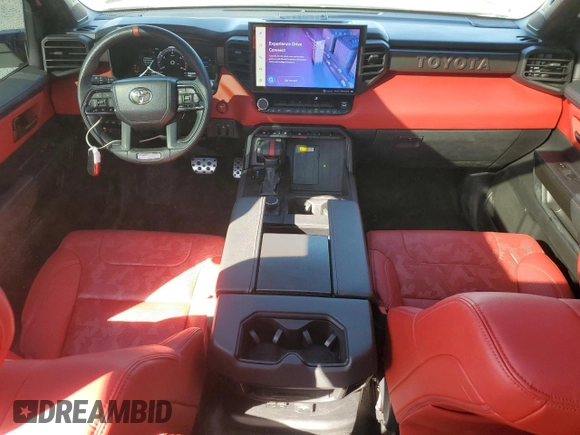 2024 Toyota Tundra TRD Pro Hybrid с VIN 5TFPC5DB5RX050766, выставлен на аукционе Copart как лот 48913315 с пробегом 26 054 миль миль и Списание • Salvage title. История ставок и продаж доступна на DreamBid. Изображение 8.