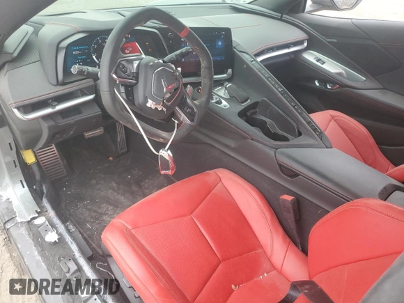 2024 Chevrolet Corvette 1LT with VIN 1G1YA2D44R5103357, listed as a Copart auction lot 46390865 with 15,960 mi miles and Salvage title. Bid and sale history available at DreamBid. Image 8.