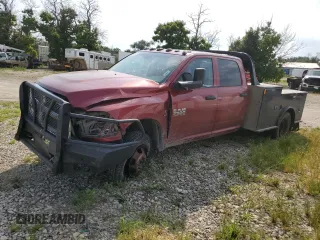 2015 Ram 3500 Tradesman with VIN 3C63RRGL6FG519072, listed as a Copart auction lot 64387814 with 215,640 mi miles and Salvage Title. Bid and sale history available at carsss.com. Image 1.