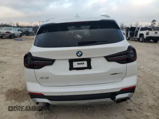 2022 BMW X3 xDrive30i with VIN 5UX53DP07N9M13593, listed as a Copart auction lot 44557635 with Not Provided miles and Salvage Title. Bid and sale history available at DreamBid. Image 6.