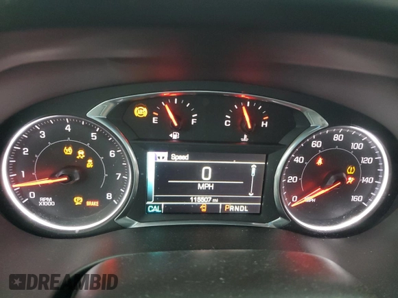 2018 GMC Acadia SLT with VIN 1GKKNMLS4JZ138219, listed as a Copart auction lot 44797015 with 115,507 mi miles and Salvage Title. Bid and sale history available at carsss.com. Image 9.