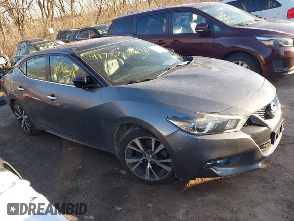 2016 Nissan Maxima SL with VIN 1N4AA6AP3GC401167, listed as a IAAI auction lot 41737278 with 121,258 mi miles and . Bid and sale history available at DreamBid. Image 1.