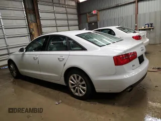 2013 Audi A6 2.0T Premium with VIN WAUCFAFC3DN026696, listed as a Copart auction lot 85013694 with 117,538 mi miles and Salvage Title. Bid and sale history available at carsss.com. Image 2.