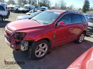 2015 Chevrolet Captiva Sport LTZ with VIN 3GNAL4EK4FS504993, listed as a Copart auction lot 46975005 with 127,086 mi miles and Salvage Title. Bid and sale history available at DreamBid. Image 1.