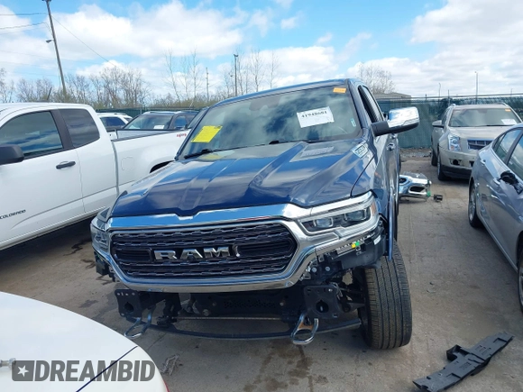 2021 Ram 1500 Limited with VIN 1C6SRFHT1MN578723, listed as a IAAI auction lot 41948681 with 75,715 mi miles and . Bid and sale history available at DreamBid. Image 13.
