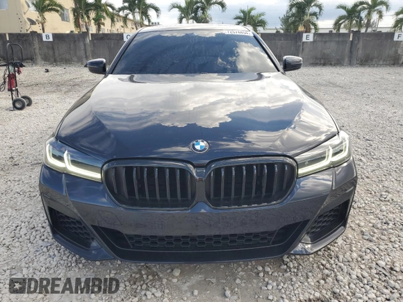 2023 BMW 5 Series 540i xDrive with VIN WBA73BJ00PWY18798, listed as a Copart auction lot 72574454 with 26,445 mi miles and Salvage Title. Bid and sale history available at carsss.com. Image 5.