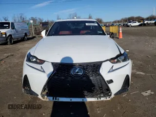 2018 Lexus IS with VIN JTHC81D24J5029933, listed as a Copart auction lot 49922205 with 78,587 mi miles and Salvage Title. Bid and sale history available at carsss.com. Image 5.