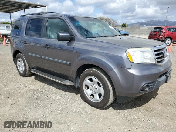 2015 Honda Pilot LX with VIN 5FNYF3H20FB030764, listed as a Copart auction lot 51082275 with 95,797 mi miles and Salvage Title. Bid and sale history available at carsss.com. Image 4.