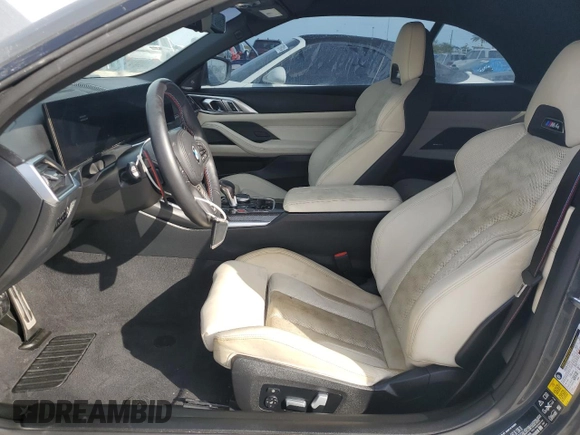 2024 BMW M4 Competition xDrive with VIN WBS33BA07RCP25968, listed as a Copart auction lot 74177744 with 7,150 mi miles and Non Repairable. Bid and sale history available at carsss.com. Image 7.