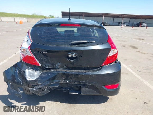 2017 Hyundai Accent SE with VIN KMHCT5AE6HU363642, listed as a IAAI auction lot 41973617 with 128,269 mi miles. Bid and sale history available at carsss.com. Image 6.