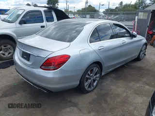 2017 Mercedes-Benz C 300 with VIN WDDWF4JB0HR221658, listed as a IAAI auction lot 40608119 with Not Provided miles and . Bid and sale history available at carsss.com. Image 4.