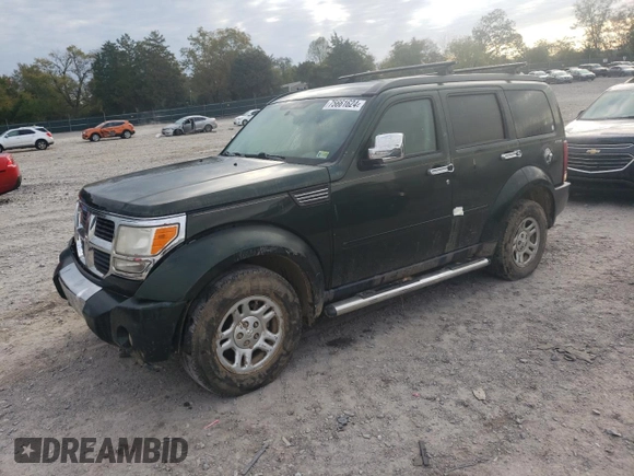 2010 Dodge Nitro SE with VIN 1D4PU2GK9AW127000, listed as a Copart auction lot 75661624 with 196,253 mi miles and Salvage Title. Bid and sale history available at DreamBid. Image 1.