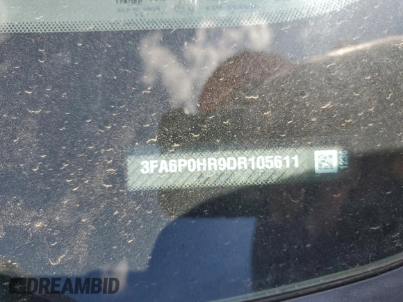 2013 Ford Fusion SE с VIN 3FA6P0HR9DR105611, выставлен на аукционе Copart как лот 63079925 с пробегом 92 684 миль миль и Чистый • Clean title. История ставок и продаж доступна на DreamBid. Изображение 12.