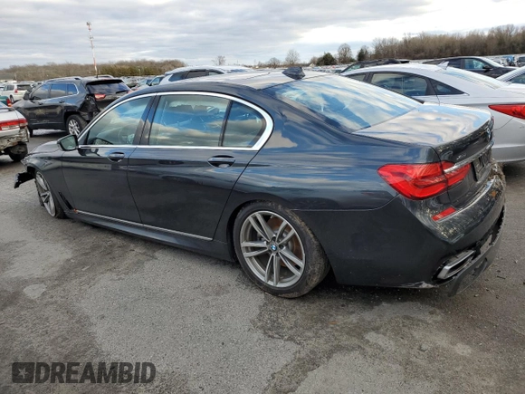 2019 BMW 7 Series 740i xDrive with VIN WBA7E4C55KGV70176, listed as a Copart auction lot 80545453 with Not Provided miles and . Bid and sale history available at DreamBid. Image 2.