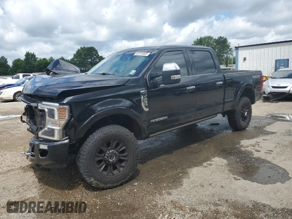 2021 Ford F-250 XL with VIN 1FT8W2BT6MEC26458, listed as a Copart auction lot 60745865 with 103,527 mi miles and Salvage title. Bid and sale history available at DreamBid. Image 1.