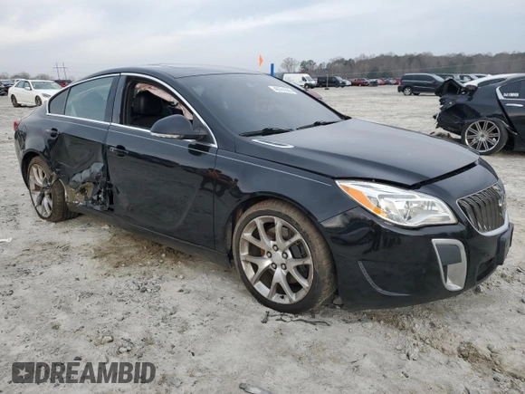2016 Buick Regal GS with VIN 2G4GU5GX0G9134327, listed as a Copart auction lot 48791635 with 118,505 mi miles and Salvage Title. Bid and sale history available at carsss.com. Image 4.