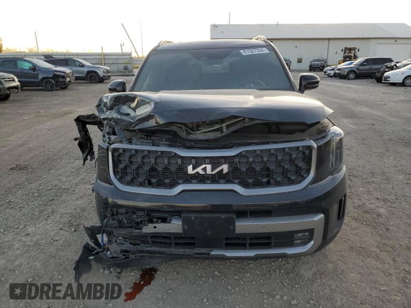 2023 Kia Telluride SX with VIN 5XYP5DGC1PG387296, listed as a Copart auction lot 81587334 with 21,435 mi miles and Salvage title. Bid and sale history available at DreamBid. Image 5.