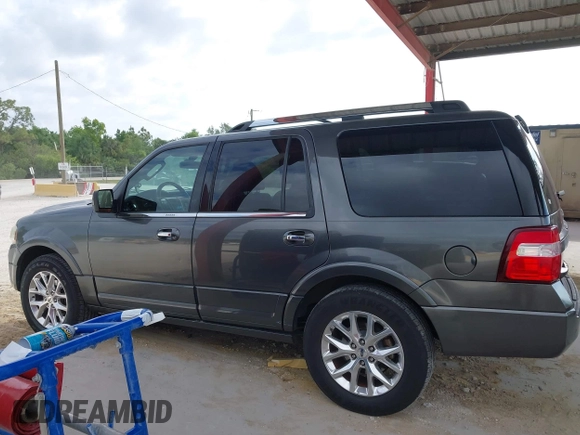 2016 Ford Expedition Limited with VIN 1FMJU1KT3GEF32969, listed as a IAAI auction lot 42011508 with 160,415 mi miles and . Bid and sale history available at DreamBid. Image 14.