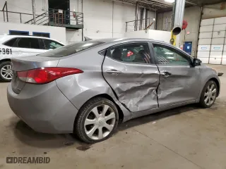 2011 Hyundai Elantra Ltd with VIN KMHDH4AE5BU143139, listed as a Copart auction lot 48597565 with 113,020 mi miles and Salvage Title. Bid and sale history available at carsss.com. Image 3.