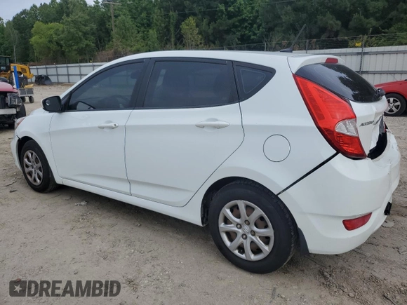 2012 Hyundai Accent GS with VIN KMHCT5AEXCU042471, listed as a Copart auction lot 56317385 with 173,493 mi miles and Salvage title. Bid and sale history available at DreamBid. Image 2.