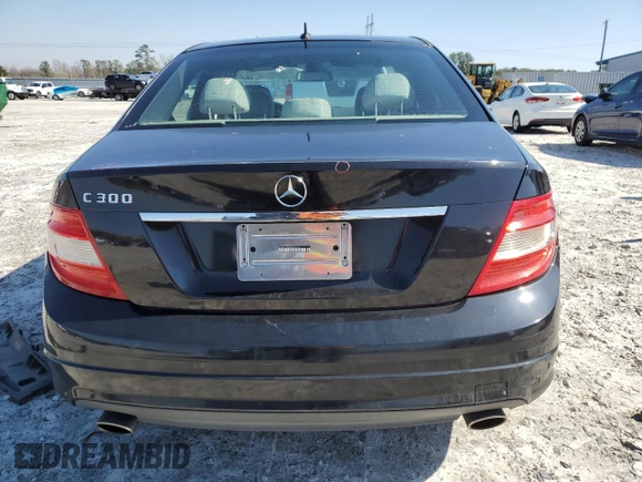 2011 Mercedes-Benz C 300 Sport with VIN WDDGF5EB8BA420273, listed as a Copart auction lot 46604535 with 155,943 mi miles and Salvage Title. Bid and sale history available at DreamBid. Image 6.