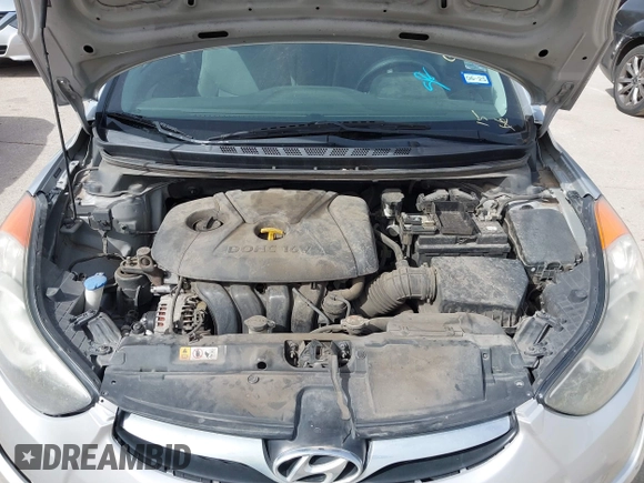 2013 Hyundai Elantra GLS z VIN 5NPDH4AE6DH257524, wystawiony jako IAAI lot #41755876 z przebiegiem 198 554 mil mil oraz . Historia ofert i sprzedaży dostępna na DreamBid. Obrazek 10.