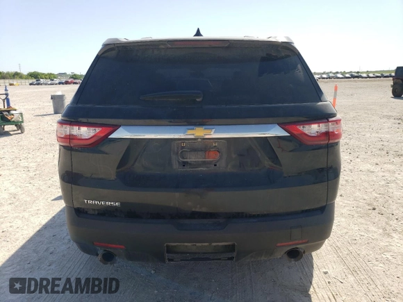 2020 Chevrolet Traverse LS with VIN 1GNERFKW8LJ277467, listed as a Copart auction lot 52730655 with 87,670 mi miles and Salvage Title. Bid and sale history available at carsss.com. Image 6.