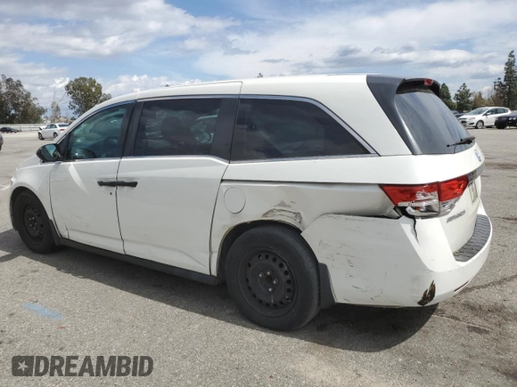 2016 Honda Odyssey LX with VIN 5FNRL5H26GB127106, listed as a Copart auction lot 51369155 with 256,713 mi miles and Salvage Title. Bid and sale history available at DreamBid. Image 2.