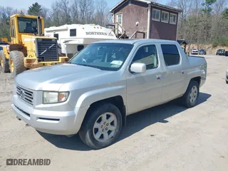 2007 Honda Ridgeline RTL w/Leather with VIN 2HJYK16557H550091, listed as a IAAI auction lot 42065256 with 209,166 mi miles. Bid and sale history available at carsss.com. Image 2.
