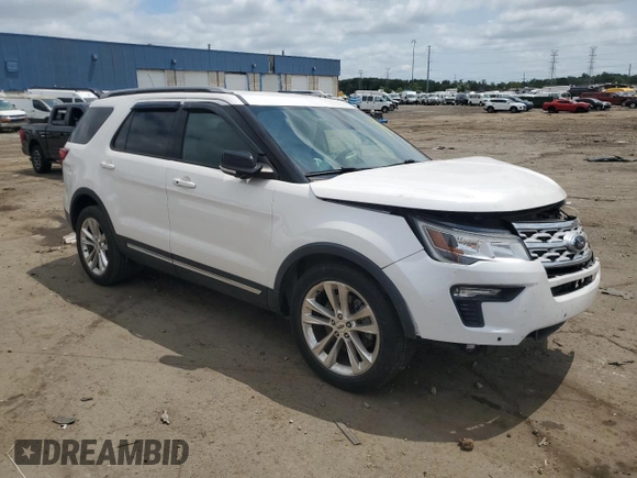 2018 Ford Explorer XLT with VIN 1FM5K7D84JGC68109, listed as a Copart auction lot 65262375 with 66,842 mi miles and Clean title. Bid and sale history available at DreamBid. Image 4.