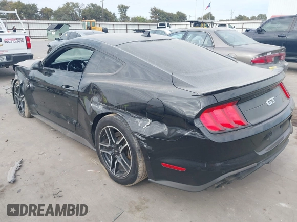 2021 Ford Mustang GT with VIN 1FA6P8CF7M5110756, listed as a IAAI auction lot 40629234 with 81,270 mi miles. Bid and sale history available at carsss.com. Image 3.