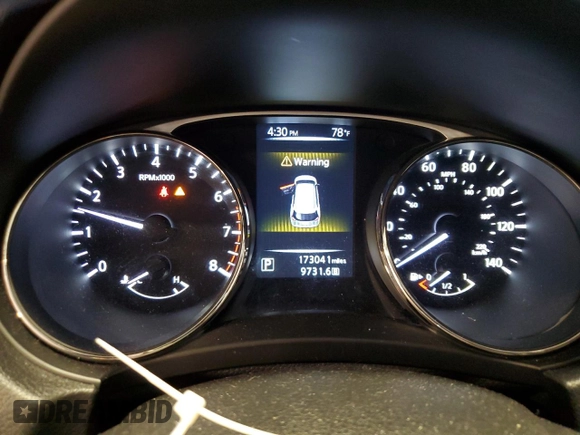 2015 Nissan Rogue SV with VIN KNMAT2MV0FP539344, listed as a Copart auction lot 54203685 with 173,041 mi miles and Salvage Title. Bid and sale history available at carsss.com. Image 9.