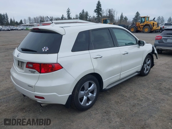 2008 Acura RDX with VIN 5J8TB18288A009135, listed as a IAAI auction lot 41838093 with 128,538 mi miles. Bid and sale history available at carsss.com. Image 4.