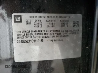 2016 Buick Regal with VIN 2G4GL5EX1G9119180, listed as a Copart auction lot 63188044 with 145,595 mi miles and Salvage Title. Bid and sale history available at carsss.com. Image 12.