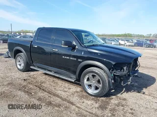 2012 Ram 1500 Outdoorsman z VIN 1C6RD7LTXCS202919, wystawiony jako IAAI lot #42038530 z przebiegiem 166 787 mil mil oraz . Historia ofert i sprzedaży dostępna na DreamBid. Obrazek 1.