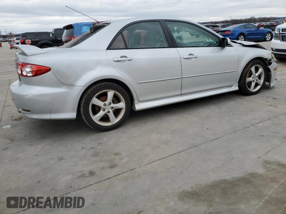 2004 Mazda Mazda6 s with VIN 1YVFP80D545N96085, listed as a Copart auction lot 45198415 with 196,380 mi miles and Salvage Title. Bid and sale history available at carsss.com. Image 3.