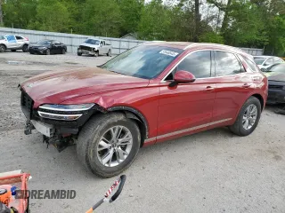 2022 Genesis GV70 2.5T with VIN KMUMADTB3NU035485, listed as a Copart auction lot 51646545 with 70,429 mi miles and Salvage Title. Bid and sale history available at DreamBid. Image 1.