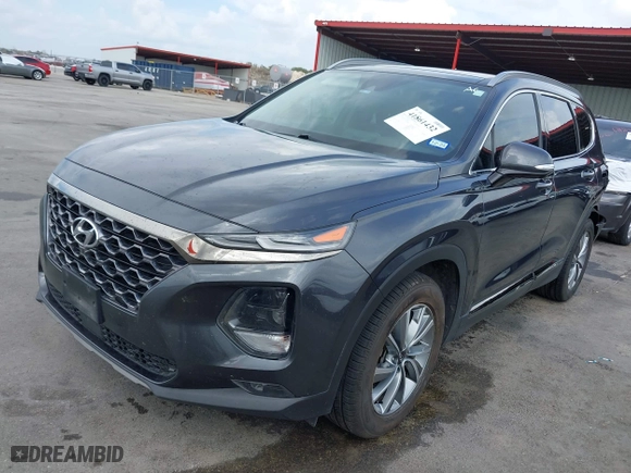 2020 Hyundai Santa Fe Limited with VIN 5NMS53AD6LH199993, listed as a IAAI auction lot 41861432 with 161,895 mi miles. Bid and sale history available at carsss.com. Image 17.