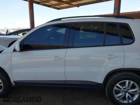 2017 Volkswagen Tiguan S with VIN WVGAV7AXXHK026143, listed as a IAAI auction lot 42257624 with 87,327 mi miles and . Bid and sale history available at DreamBid. Image 14.
