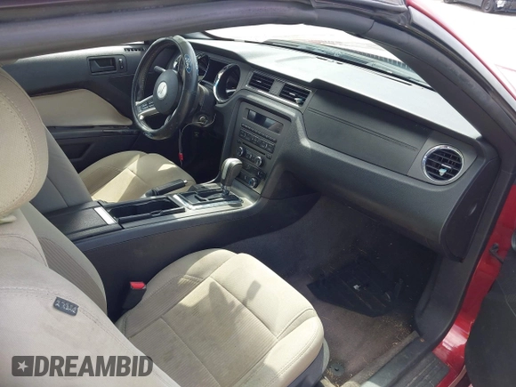 2014 Ford Mustang V6 with VIN 1ZVBP8EM8E5278957, listed as a IAAI auction lot 41996963 with 128,489 mi miles. Bid and sale history available at carsss.com. Image 5.