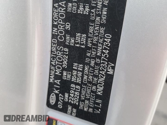 2018 Kia Soul with VIN KNDJN2A23J7547340, listed as a Copart auction lot 85304964 with 73,228 mi miles and Salvage Title. Bid and sale history available at carsss.com. Image 12.