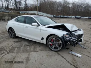 2024 Genesis G70 2.5T with VIN KMTG34SC2RU136755, listed as a Copart auction lot 86983654 with Not Provided miles and Salvage Title. Bid and sale history available at DreamBid. Image 4.