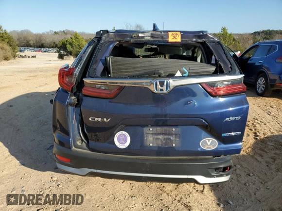 2020 Honda CR-V EX-L with VIN 7FART6H82LE004699, listed as a Copart auction lot 44432635 with Not provided miles and Salvage title. Bid and sale history available at DreamBid. Image 6.