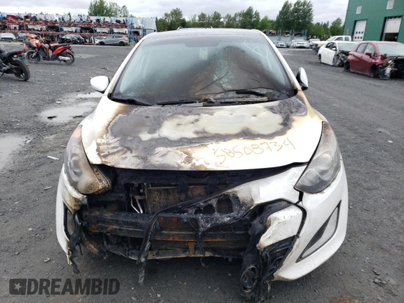 2014 Hyundai Elantra GT with VIN KMHD35LH1EU198851, listed as a Copart auction lot 58508734 with 0 mi miles and Non Repairable. Bid and sale history available at carsss.com. Image 5.