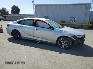 2018 Buick Regal Essence with VIN W04GP6SX9J1144630, listed as a Copart auction lot 53074585 with 96,077 mi miles and Salvage title. Bid and sale history available at DreamBid. Image 4.